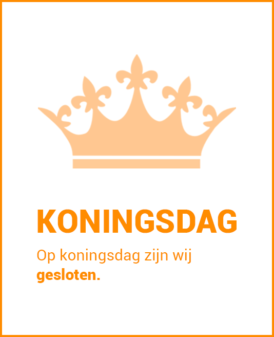 Koningsdag-gesloten